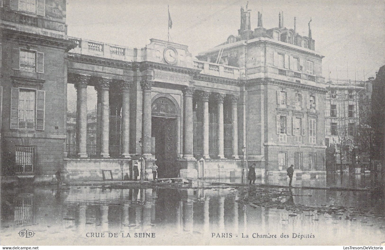 FRANCE - Paris - Inondations De Paris - La Chambre Des Députés  - Carte Postale Ancienne - Inondations De 1910