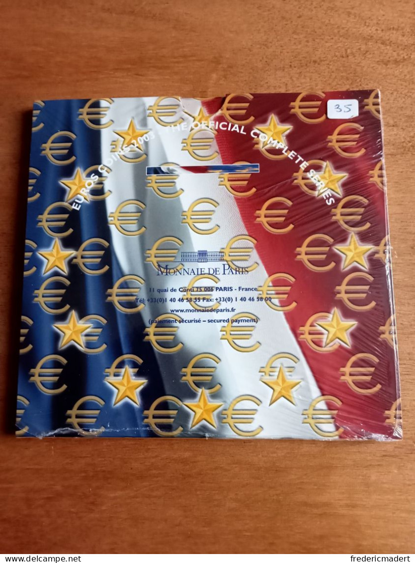 Plaquette Euro-Collection - France 2003 - Collections
