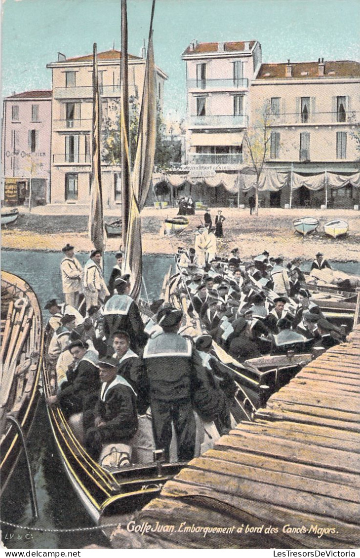 FRANCE - Golfe Juan - Embarquement à Bord Des Canots Majors - Animé - Carte Postale Ancienne - Sonstige & Ohne Zuordnung