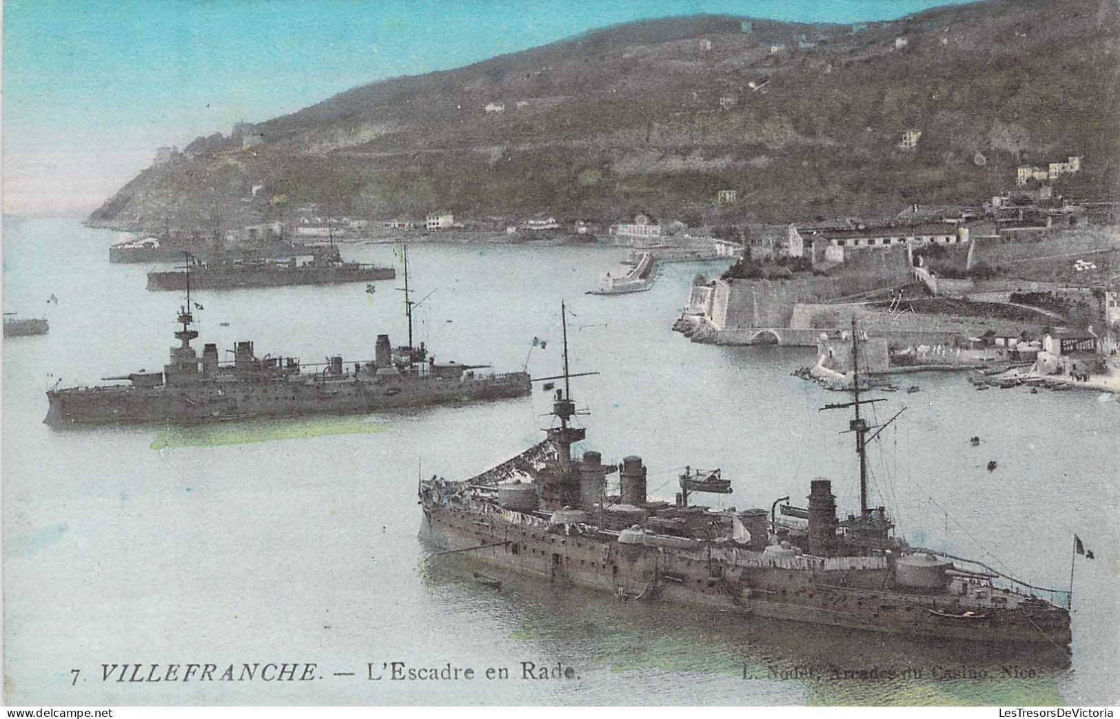 FRANCE - Villefranche - L'escadre En Rade - Bateaux - Carte Postale Ancienne - Villefranche-sur-Mer