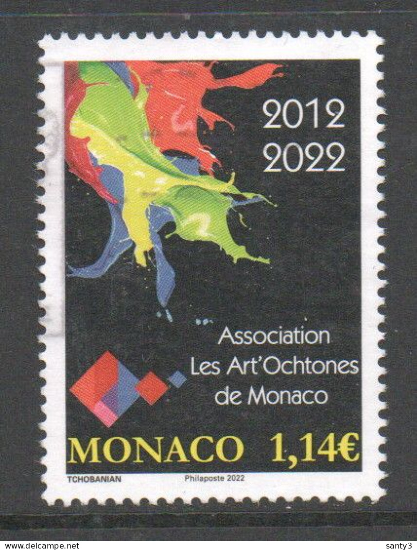Monaco 2022 Yv 3313   Gestempeld - Usati