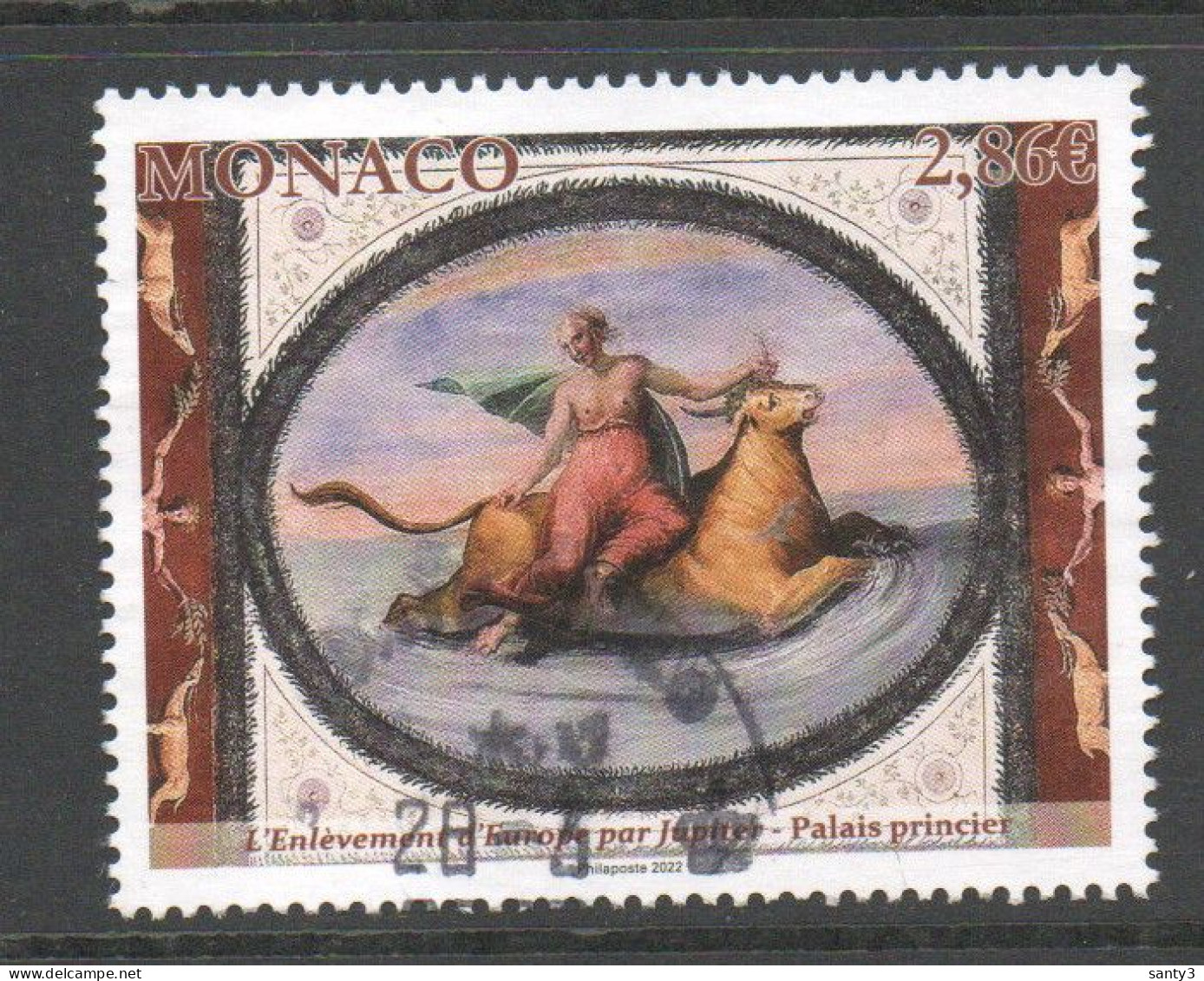 Monaco 2022 Yv 3320 Hele Hoge Waarde,    Gestempeld - Used Stamps