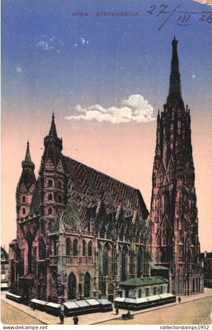 VIENNA, CHURCH, ARCHITECTURE, AUSTRIA, POSTCARD - Églises