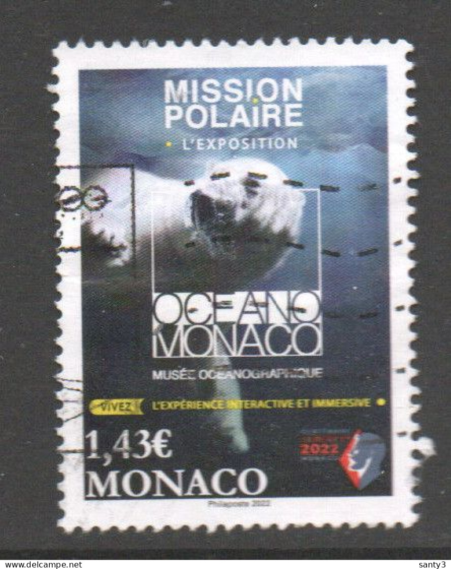 Monaco 2022 Yv 3333   Gestempeld - Usati