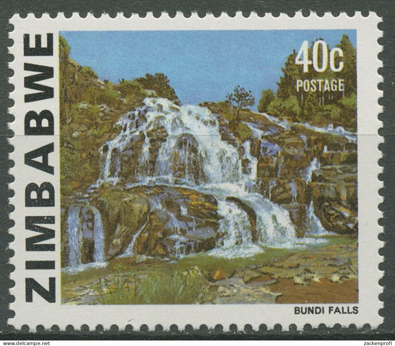 Simbabwe 1983 Wasserfälle Bundi-Fälle 271 Postfrisch - Zimbabwe (1980-...)