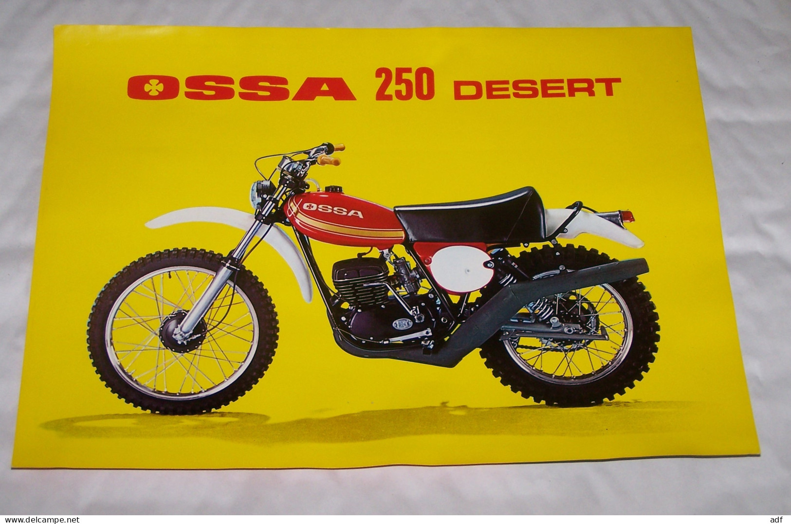 PUB PUBLICITE MOTO OSSA 250 DESERT, 1976 - Motor Bikes