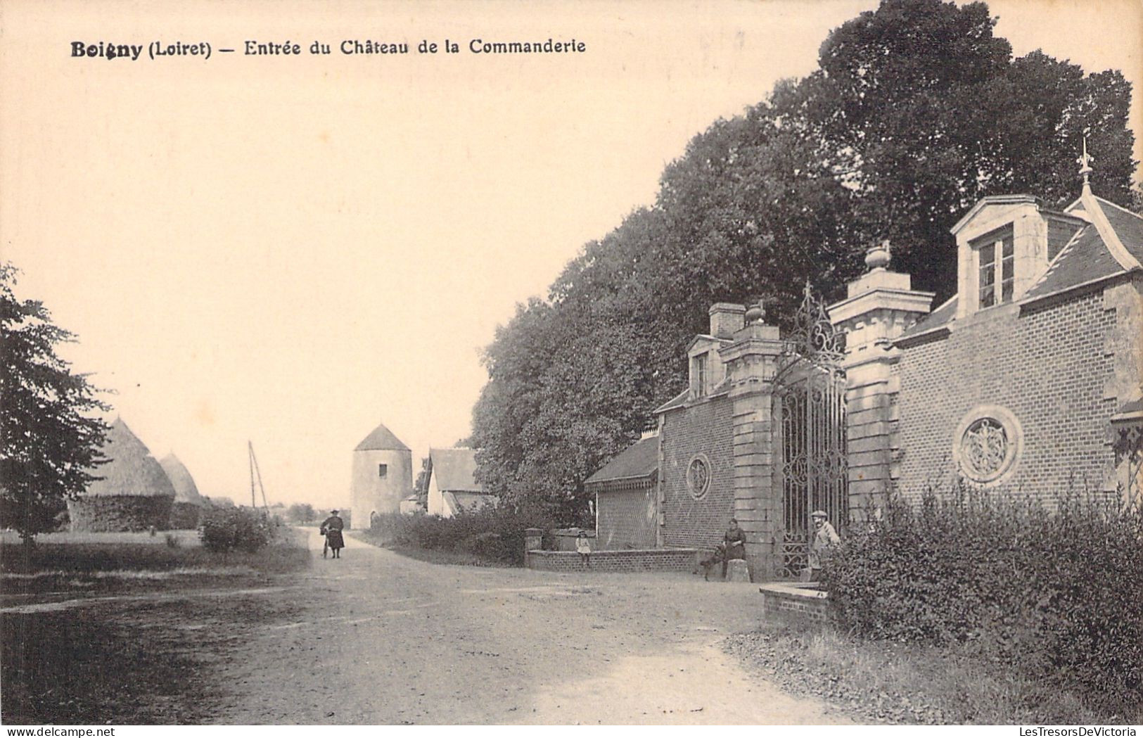 FRANCE - Boigny - Entrée Du Chateau De La Commanderie - Carte Postale Ancienne - Autres & Non Classés