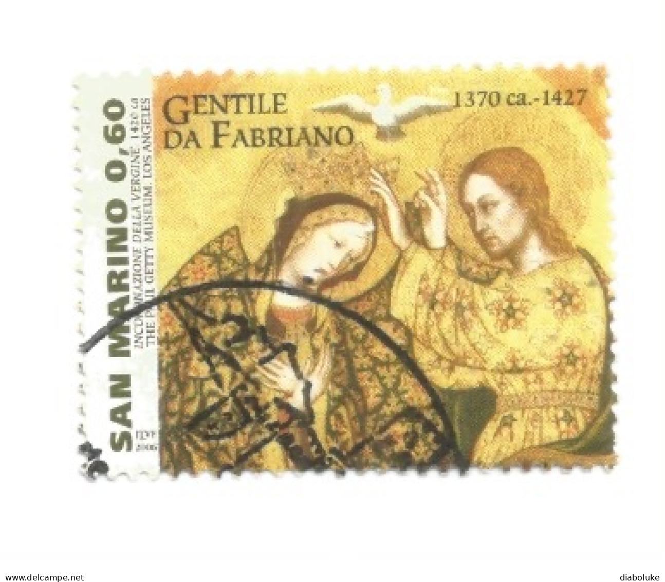 (SAN MARINO) 2006, GENTILE DA FABRIANO - Used Stamp - Usados