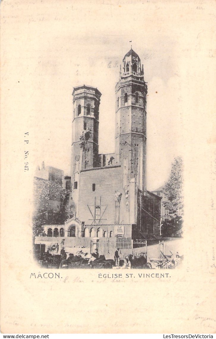 FRANCE - Macon - Eglise St Vincent - Carte Postale Ancienne - Macon