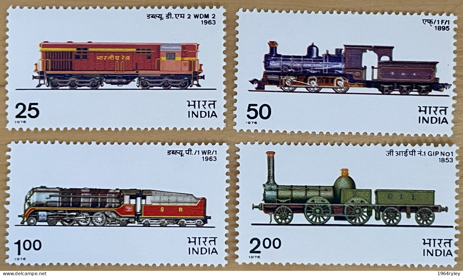 INDIA - MH* - 1976 - # 719/722 - Unused Stamps