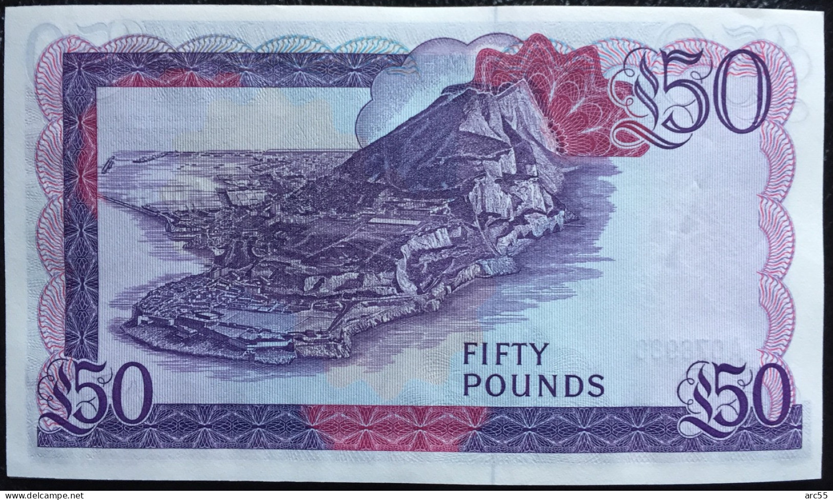 Gibraltar £50 Pounds 1982 UNC Rare Banknote - 50 Pounds