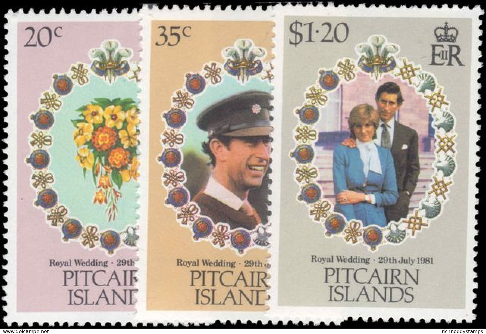 Pitcairn Islands 1981 Royal Wedding Unmounted Mint. - Pitcairn Islands