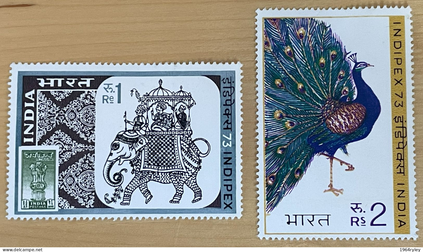 INDIA - MH* - 1973 - # 598/599 - Unused Stamps