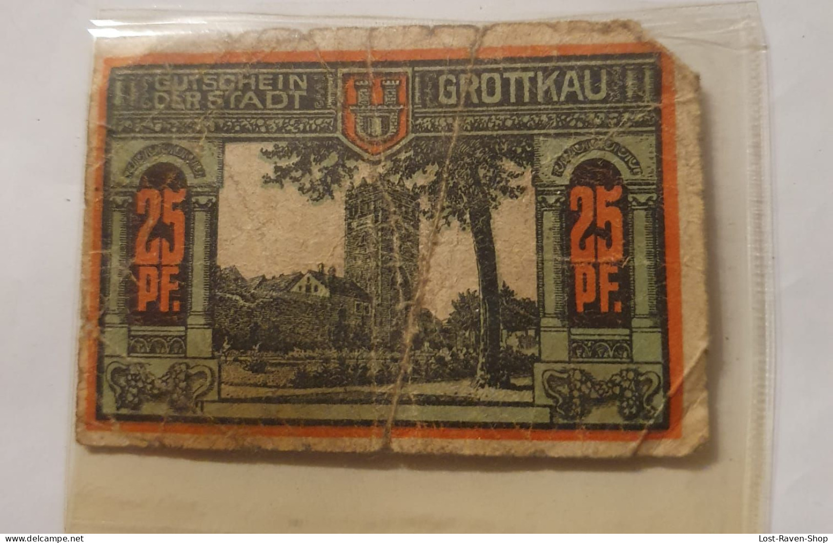 25 Pfennig Notgeld Grottkau - Deutschland - Zonder Classificatie