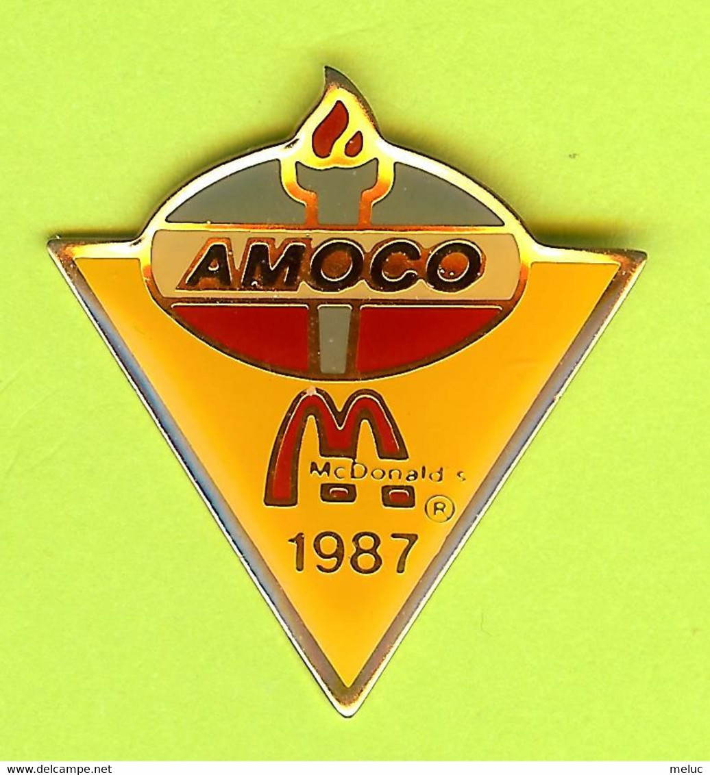 Pin's Mac Do McDonald's Carburants AMOCO 1987 - 9R09 - McDonald's