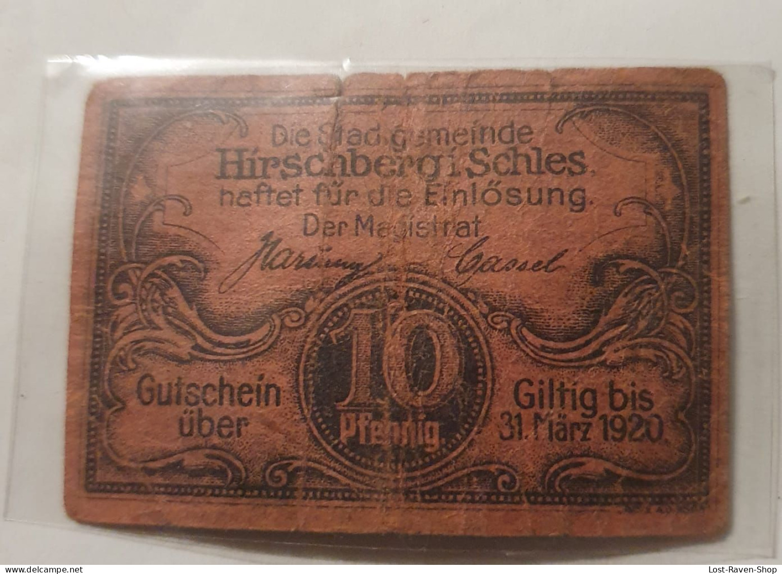 50 Pfennig Notgeld Hirschberg Schlesien - Deutschland - Non Classificati