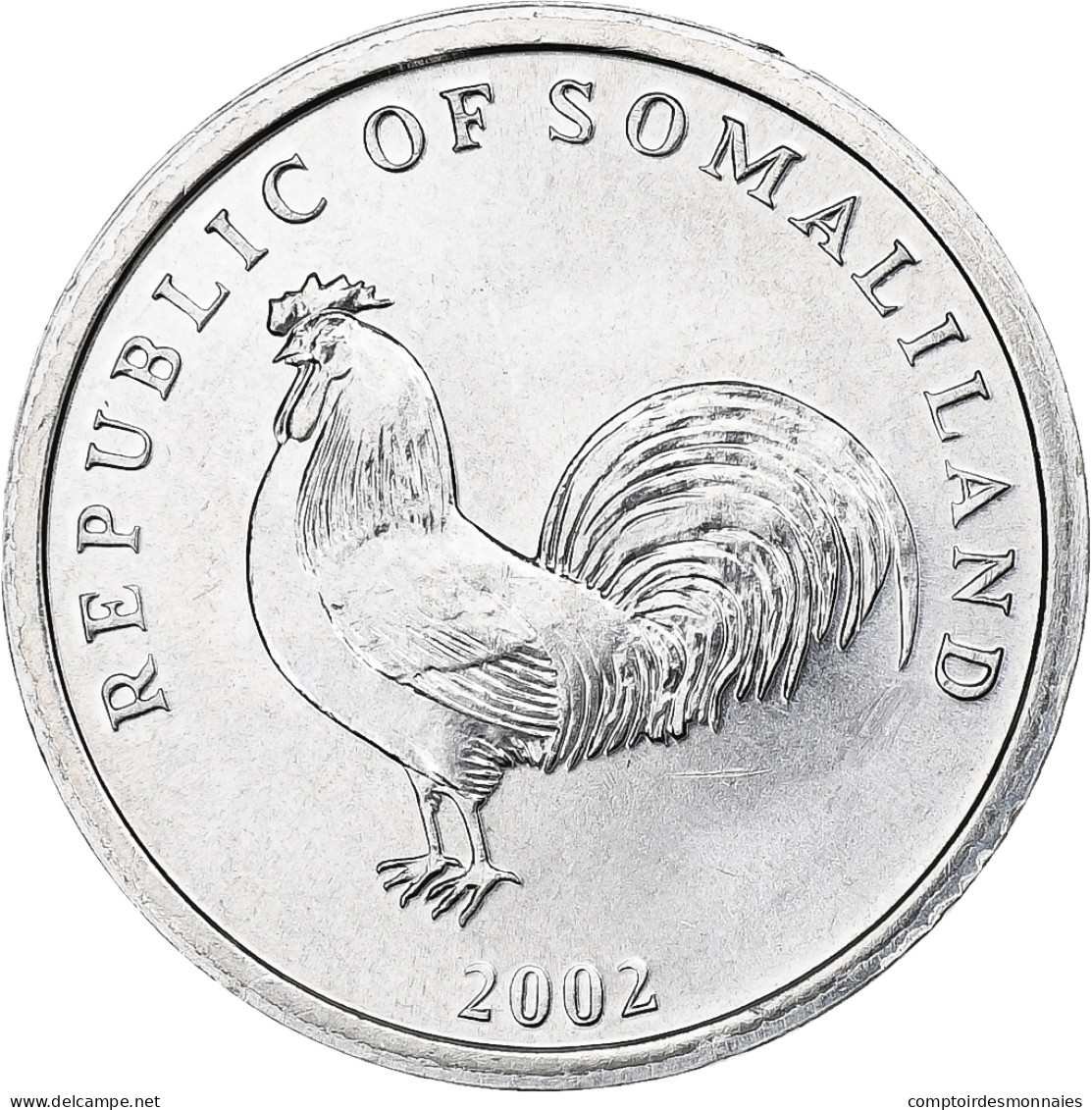 Somaliland, 5 Shillings, 2002, Aluminium, SPL, KM:5 - Somalia