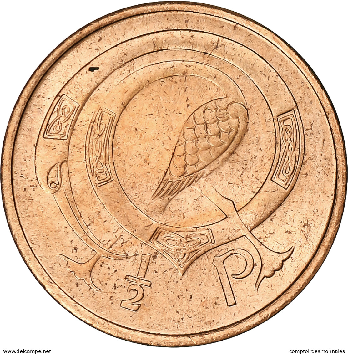 République D'Irlande, 1/2 Penny, 1971, Bronze, SPL, KM:19 - Irlanda