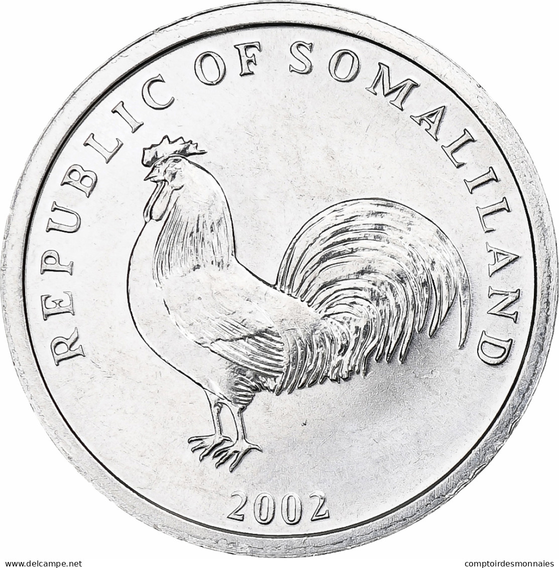 Somaliland, 5 Shillings, 2002, Aluminium, SPL, KM:5 - Ciad