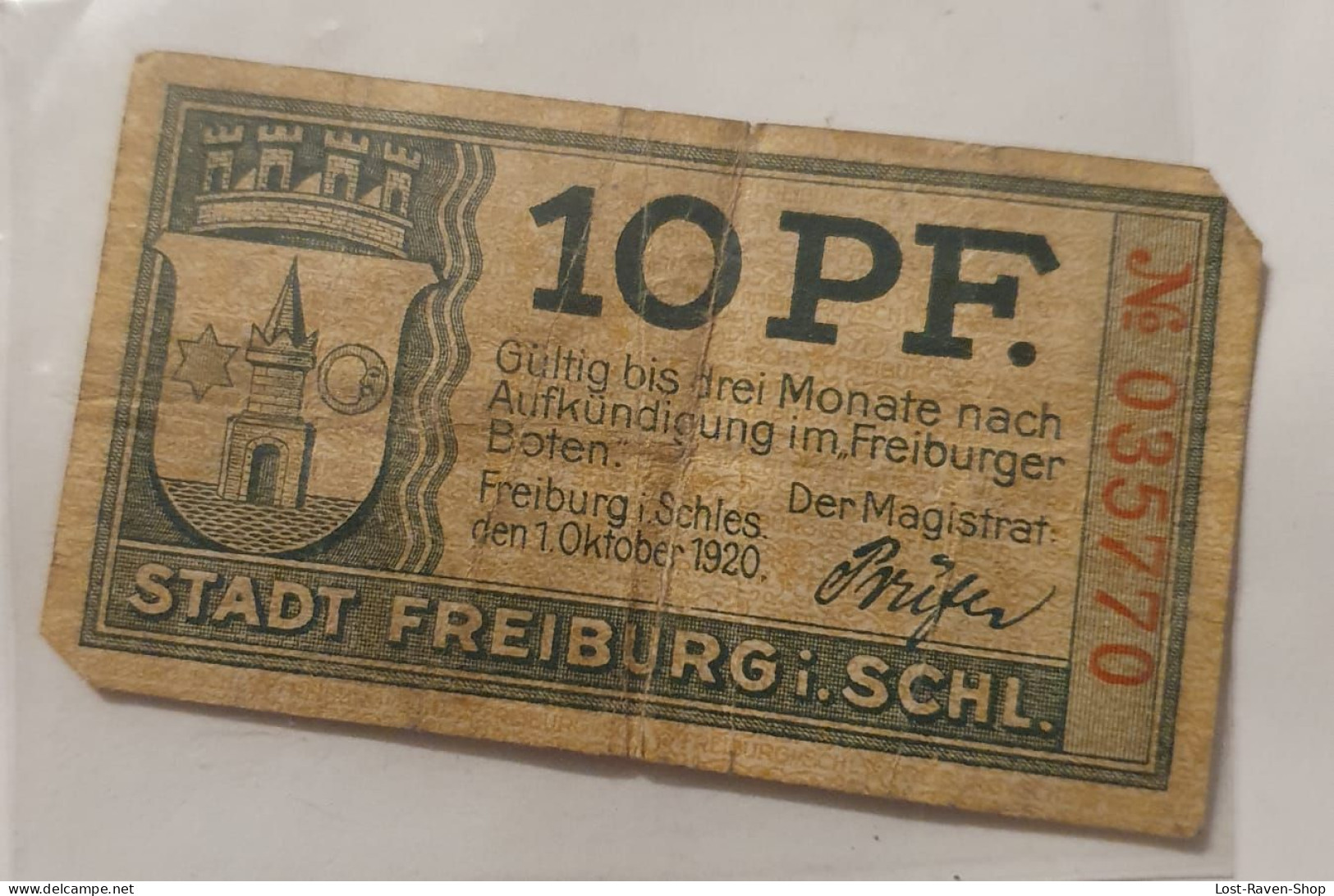 10 Pfennig Notgeld Freiburg - Deutschland (3) - Zonder Classificatie