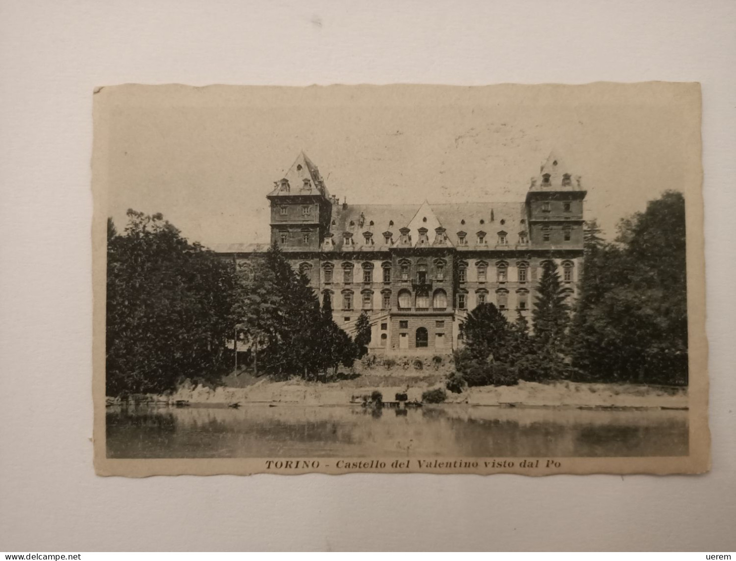 PIEMONTE TORINO 1 CASTELLO DEL VALENTINO VISTO DAL PO 2 Formato Piccolo Viaggiata Nel 1916 Condizioni Buone - Castello Del Valentino