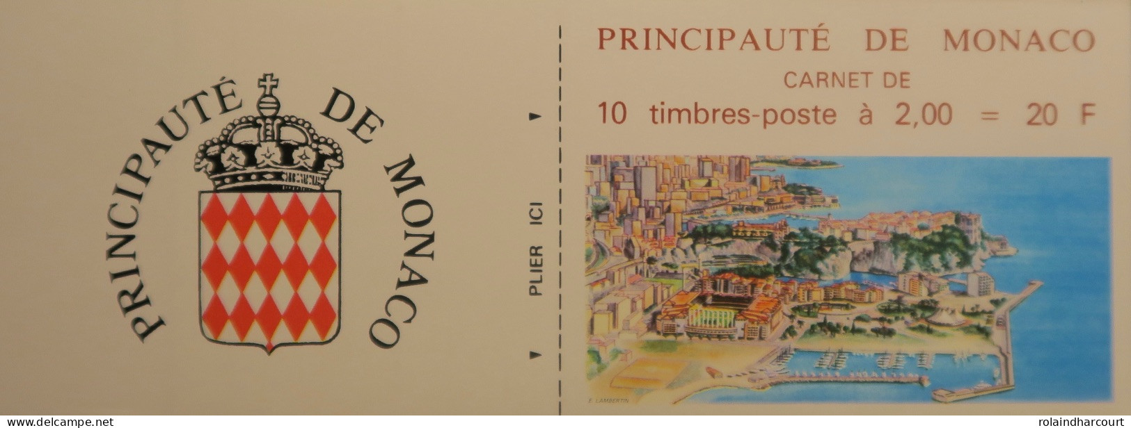 LP3969/317 - MONACO - 1988 - ARMOIRIES - CARNET N°2 TIMBRES NEUFS** - Libretti