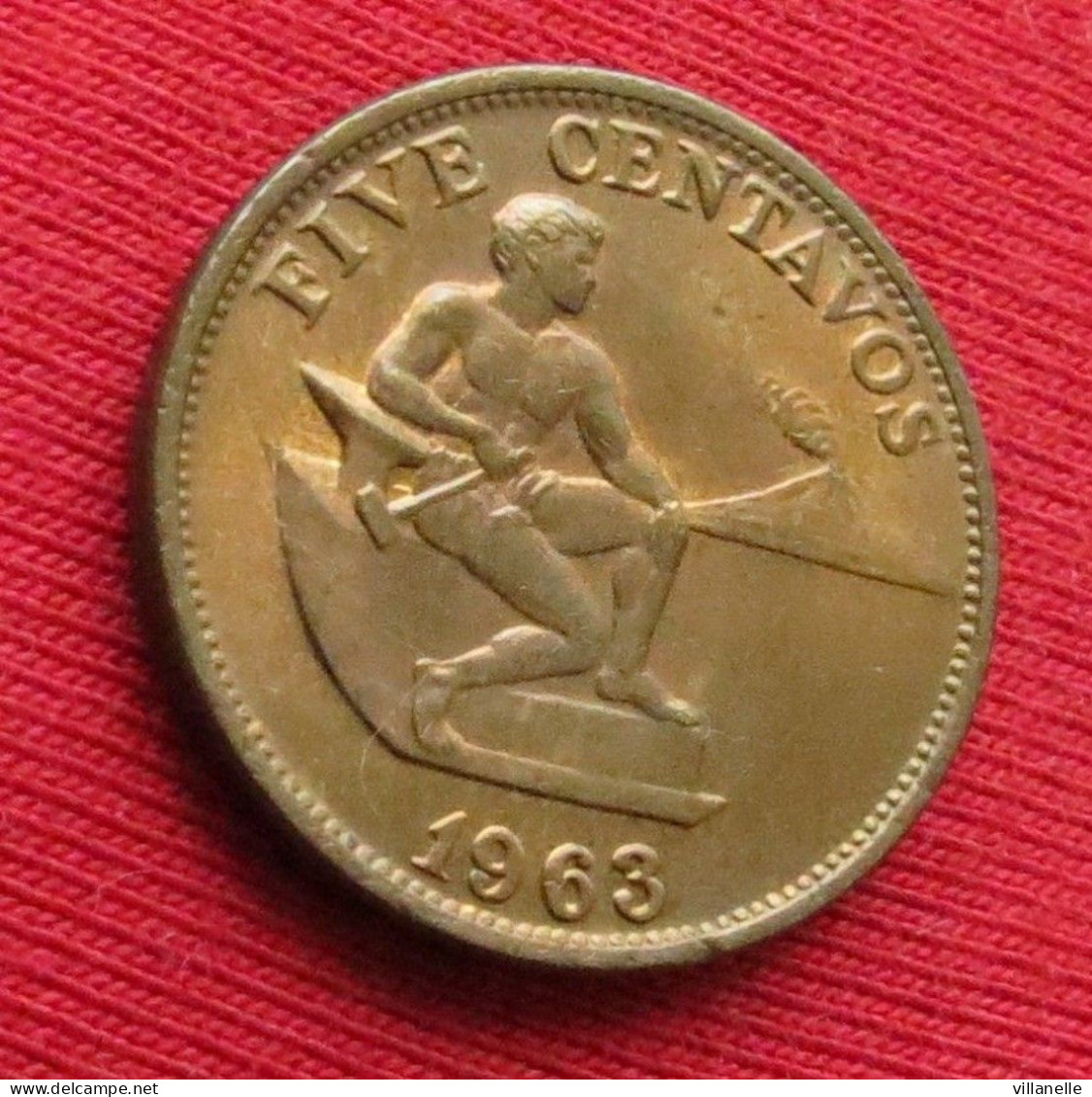 Philippines 5 Five Centavos 1963 KM# 187 *V2T Filipinas Pilipinas Fillippijnen Filippine - Philippines