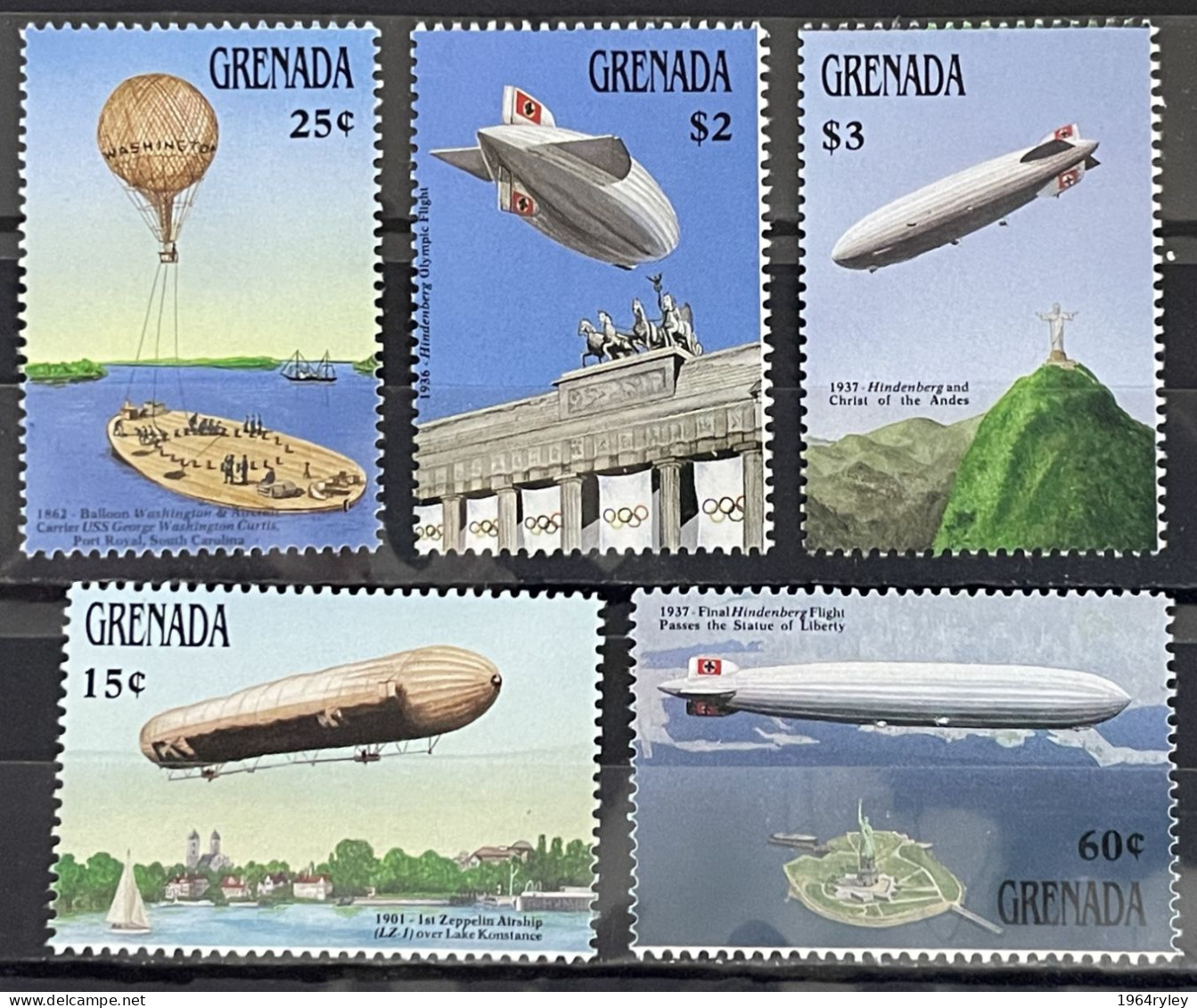 GRENADA - MNH** - 1988 - # 1626/1654   5 STAMPS - Grenade (1974-...)