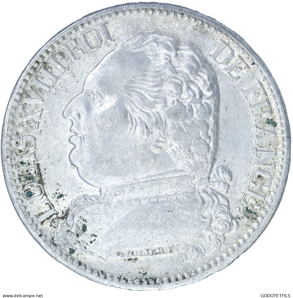 Louis XVIII-5 Francs 1814 Perpignan - 5 Francs