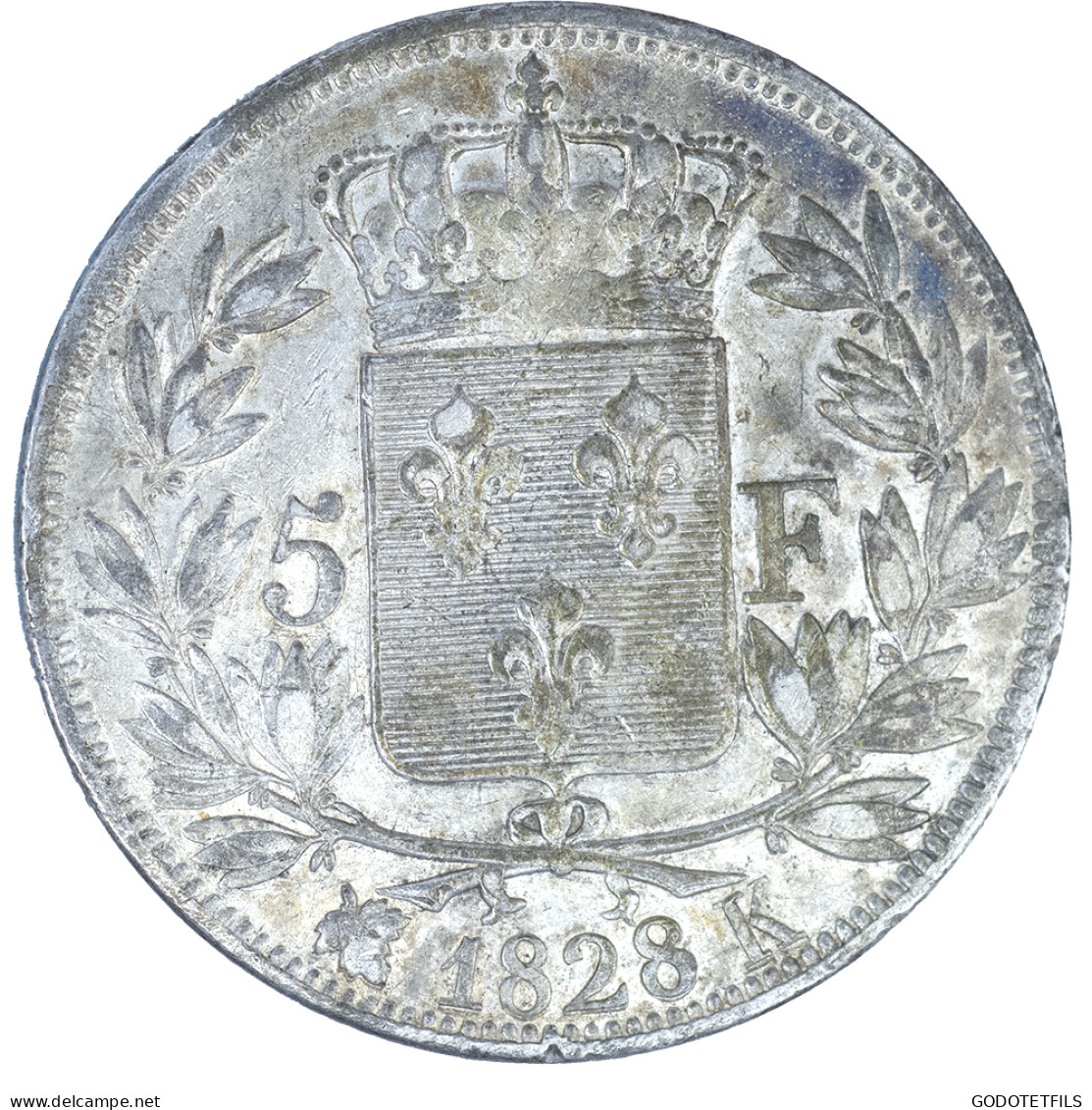 Charles X-5 Francs 1828 Bordeaux - 5 Francs