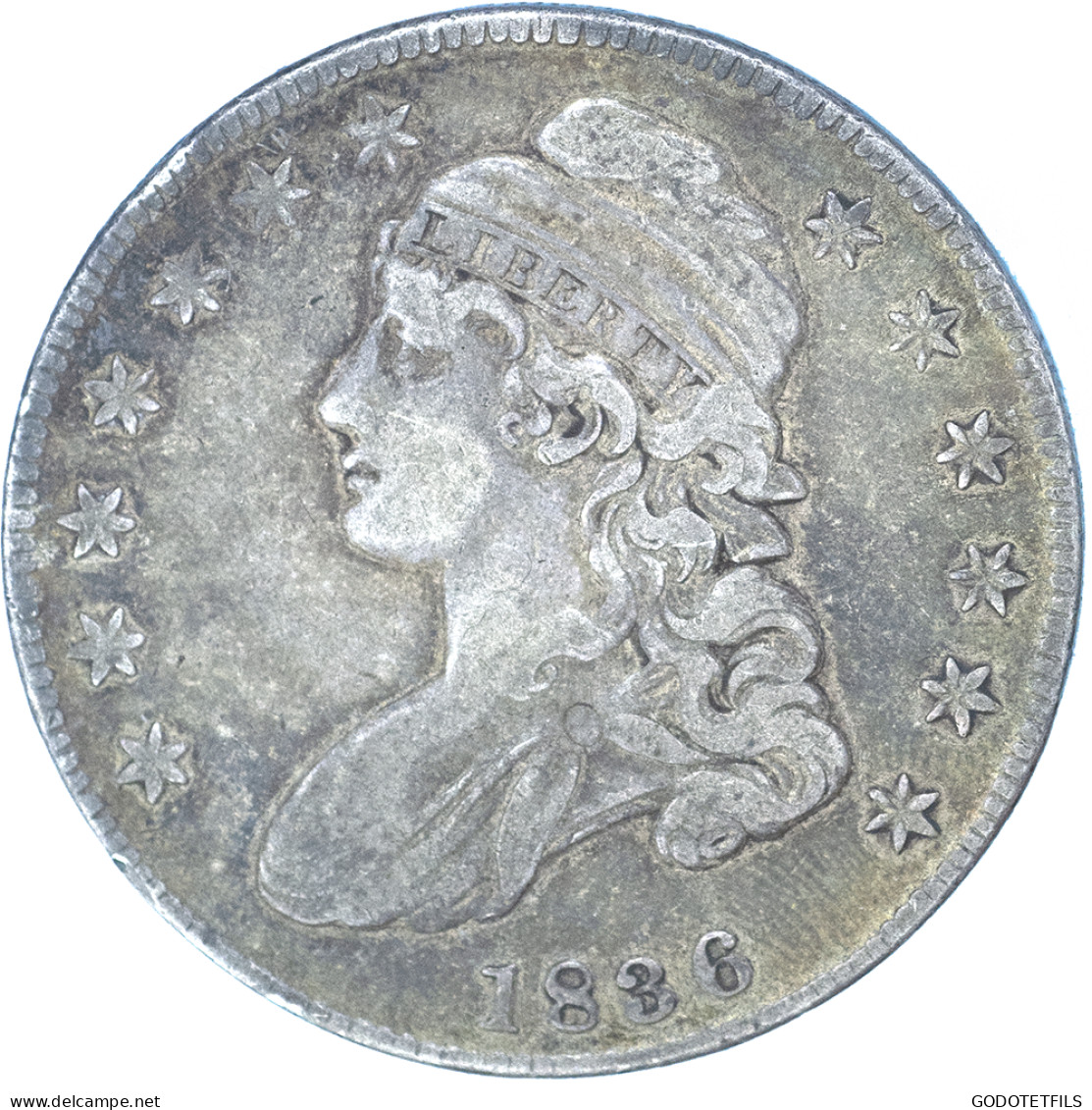 Etats-Unis- 50 Cents Ou Demi Dollar Type&quot;Capped Bust&quot; 1836 Philadelphie - 1794-1839: Früher Half Dollar