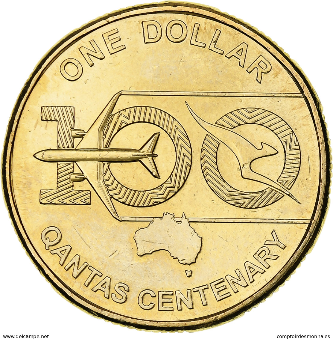Australie, Dollar, Qantas, 2020, Bronze-aluminium, SPL - Dollar