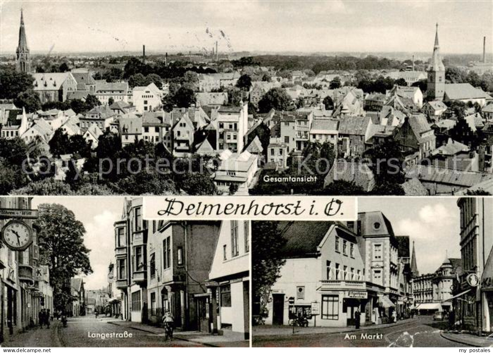 73834566 Delmenhorst Panorama Langestrasse Am Markt Delmenhorst - Delmenhorst