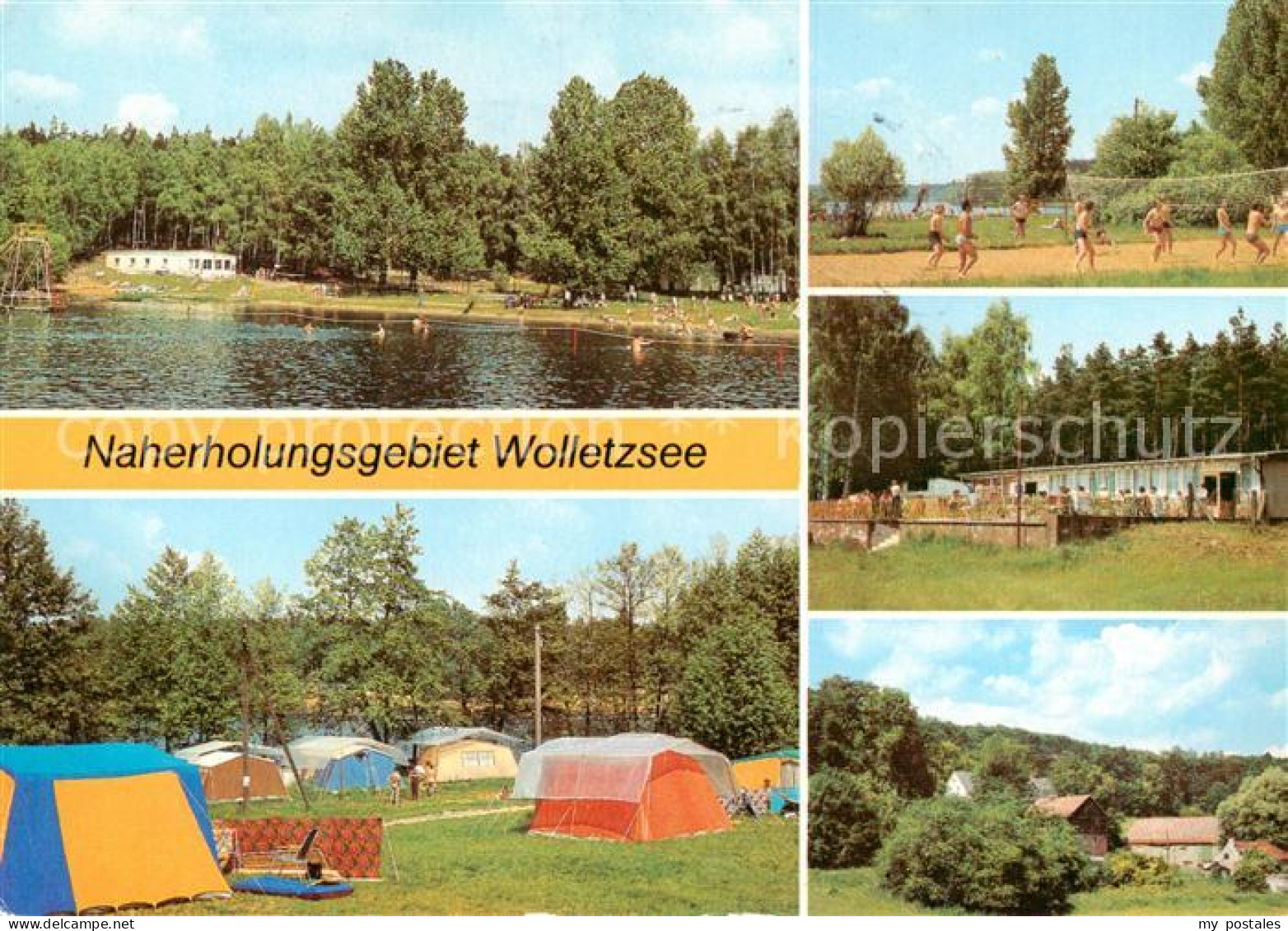 73834443 Angermuende Strandbad Sport Und Spielplatz Konsum Gaststaette Strandbad - Angermuende