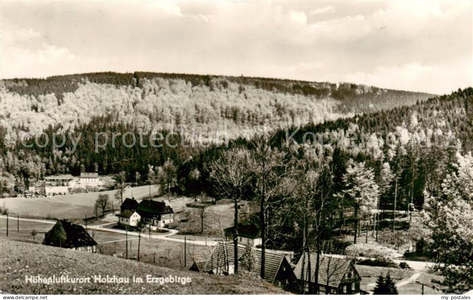 73801603 Holzhau Rechenberg-Bienenmuehle Erzgebirge Panorama  - Rechenberg-Bienenmühle