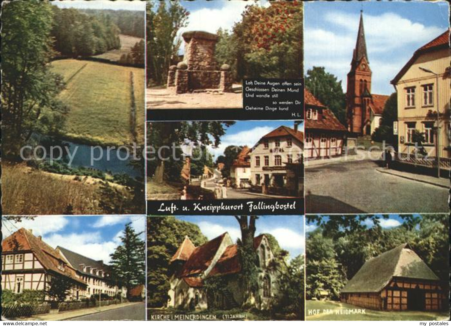 72357793 Fallingbostel Landschaft Gedenkstein Hotel Kirche Hof Heidmark Fallingb - Fallingbostel