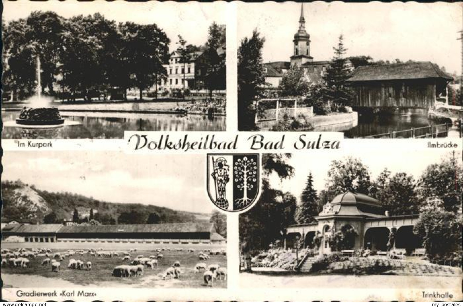 72356212 Bad Sulza Kurpark Ilmbruecke Gradierwerk Karl Marx Trinkhalle Bad Sulza - Bad Sulza