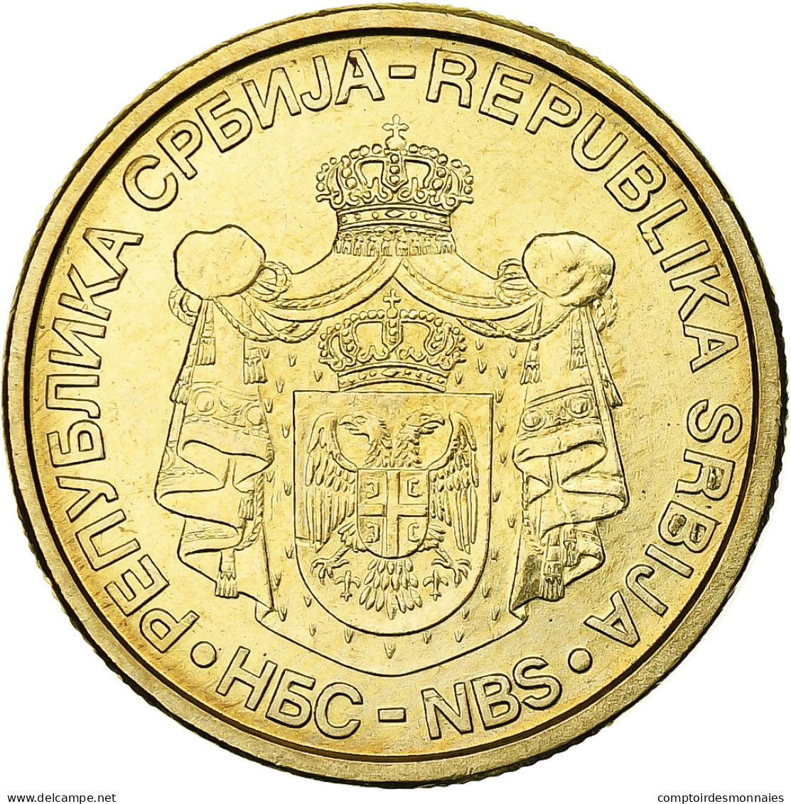 Serbie, Dinar, 2007, Nickel-Cuivre, SPL, KM:39 - Servië