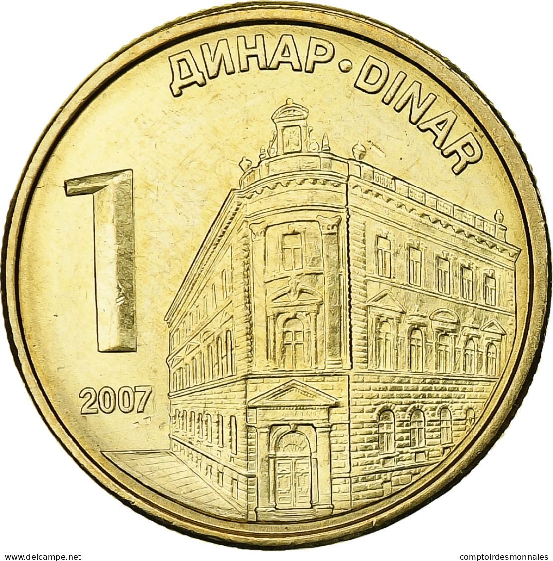 Serbie, Dinar, 2007, Nickel-Cuivre, SPL, KM:39 - Servië