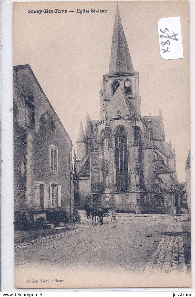 LES RICEYS- RICEY-HAUTE-RIVE- EGLISE ST-JEAN- ATTELAGE - Les Riceys