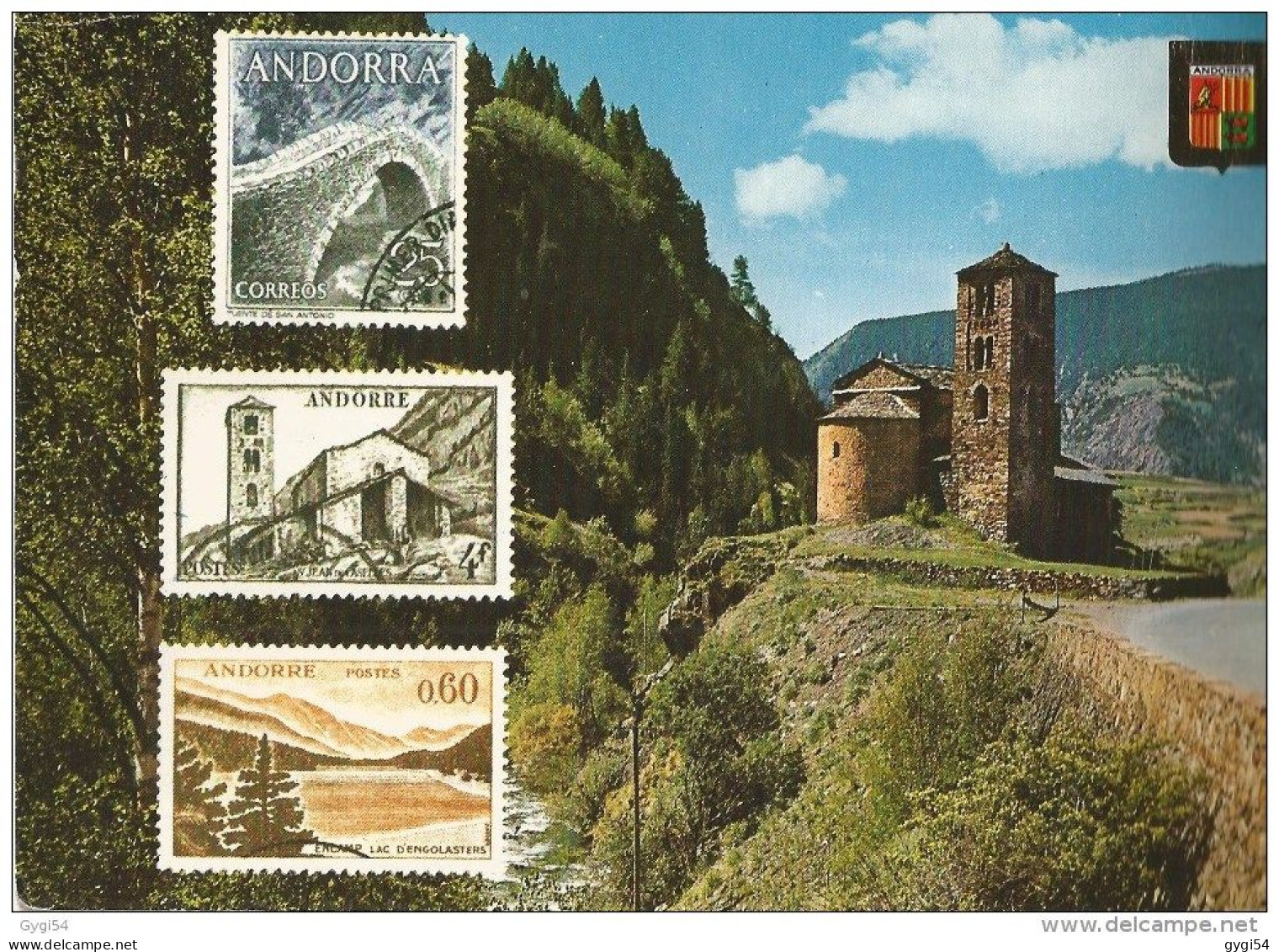 Andorre   Carte Maximum  Canillo Església Romanica  1970 - Briefe U. Dokumente