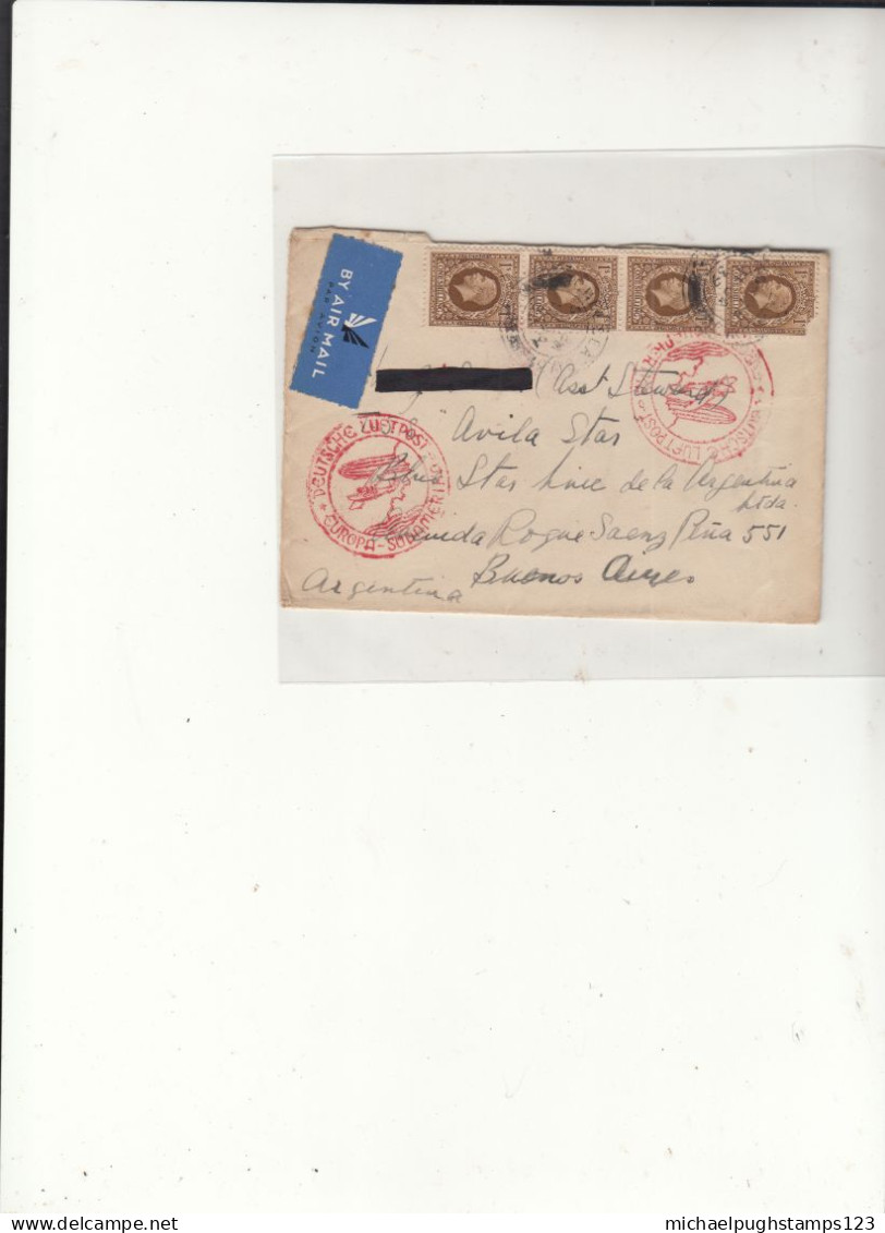 G.B. / Airmail / German Air Service / Argentina - Unclassified