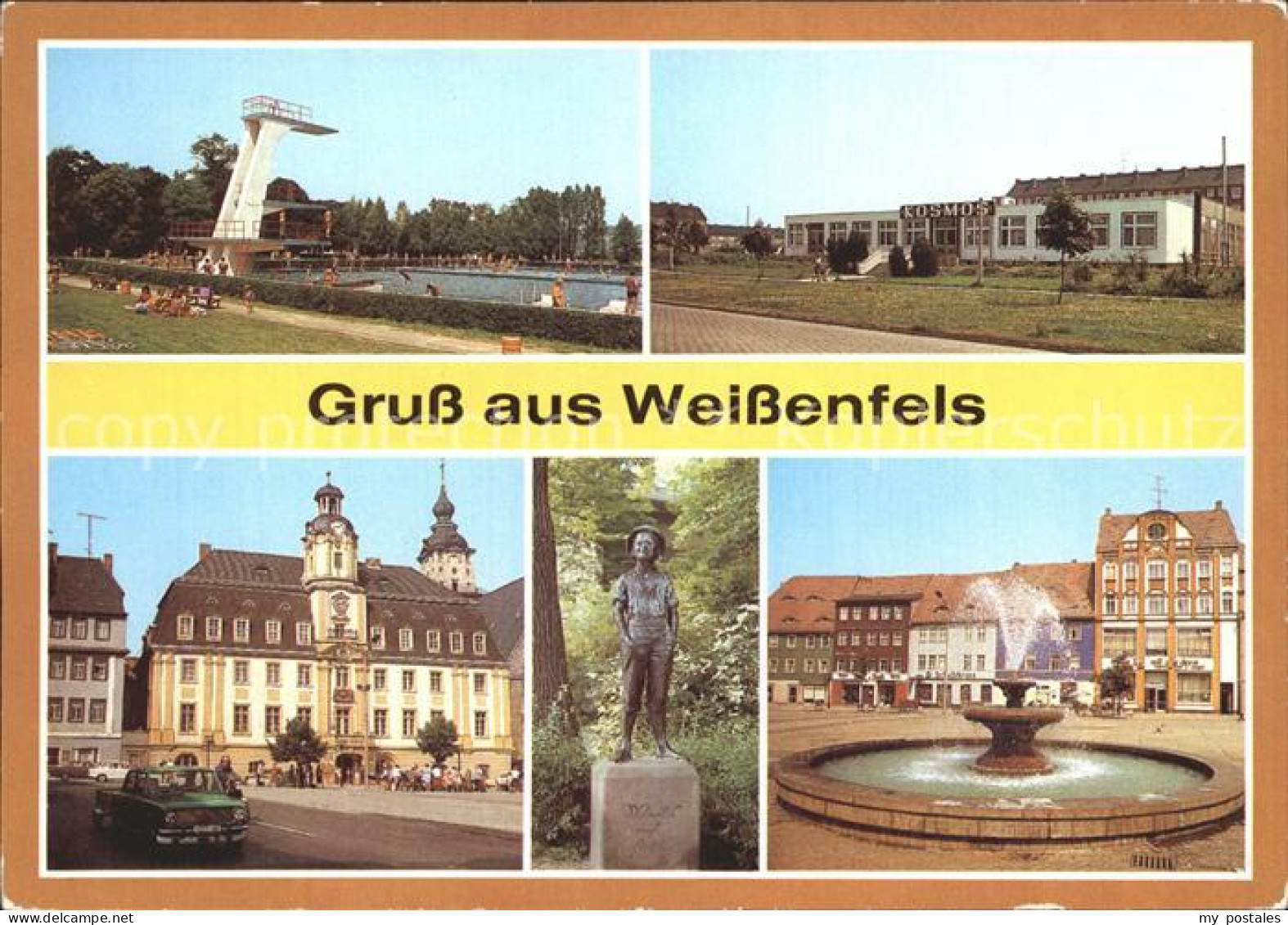 72338746 Weissenfels Saale Freibad Gaststaette Kosmos Rathaus Schusterjunge Stat - Weissenfels