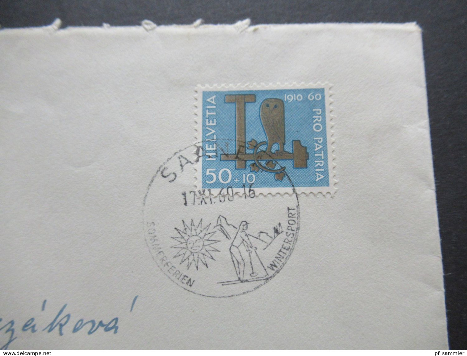 Schweiz 9 Sonderbelege / Einschreiben überwiegend 1970er Jahre / FDC NABA 1971 Block / Pro Patria teils in die CSSR gese