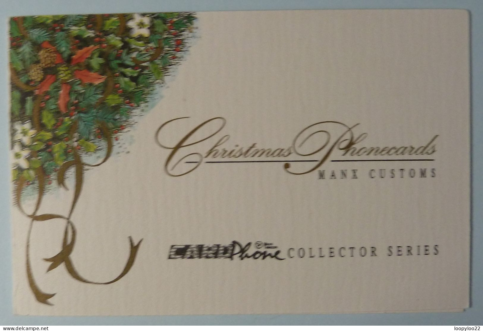 ISLE OF MAN - GPT - Specimen - Christmas - Manx Customs - The Kissing Bush - 14IOMA - In Folder - Man (Eiland)