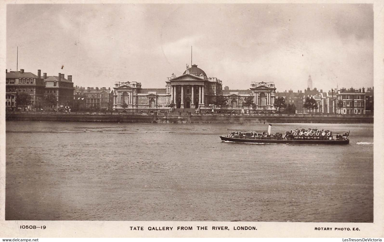 ROYAUME UNI - Angleterre - London - Tate Gallery From The River - Rotary Photo - Carte Postale Ancienne - Autres & Non Classés