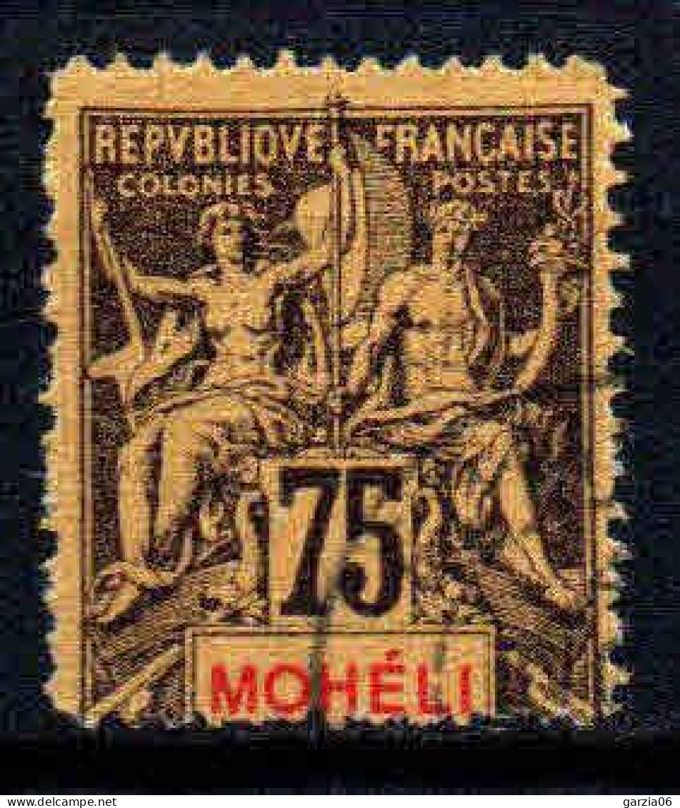 Mohéli - 1906  - Type Sage -  N° 13   - Oblitéré - Used - Oblitérés