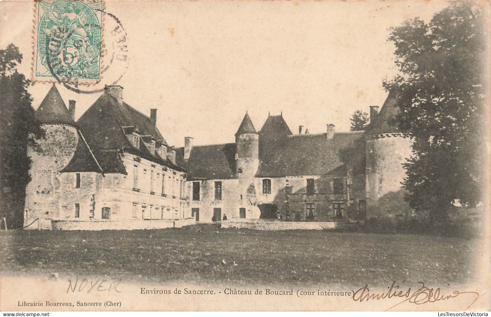 FRANCE - Environs De Sancerre - Château De Boucard - Cour Intérieure - Carte Postale Ancienne - Sancerre