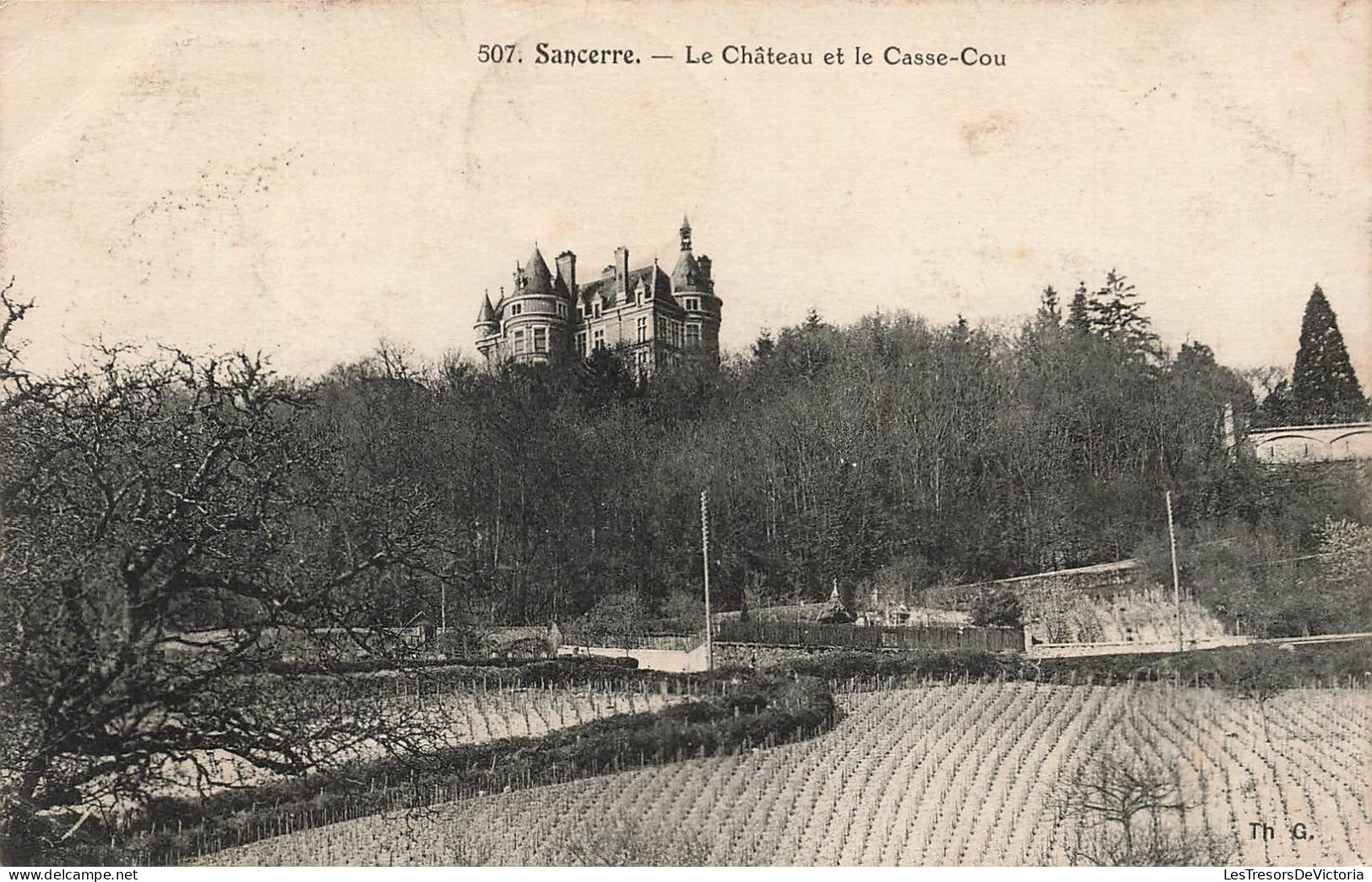 FRANCE - Sancerre - Le Château Et Le Casse-cou - Carte Postale Ancienne - Sancerre