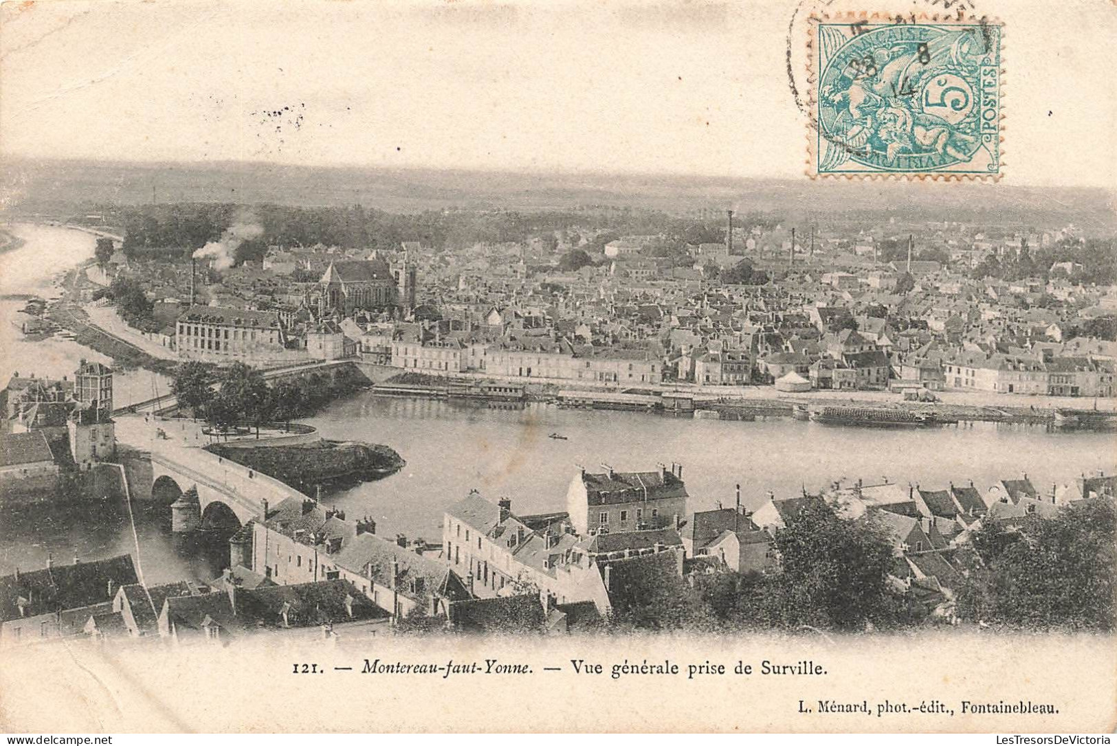 FRANCE - Montereau Faut Yonne - Vue Générale Prise De Surville - Carte Postale Ancienne - Montereau